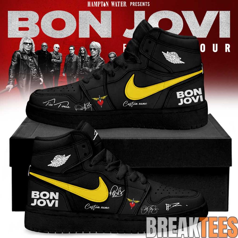 Bon Jovi – Forever Tour 2026 Custom AJ1 Shoes