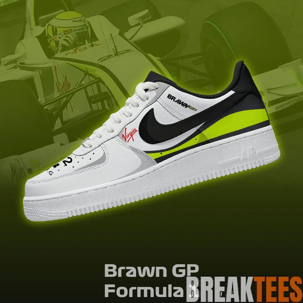 Brawn GP F1 Racing 2026 Special Design AF1 Shoes