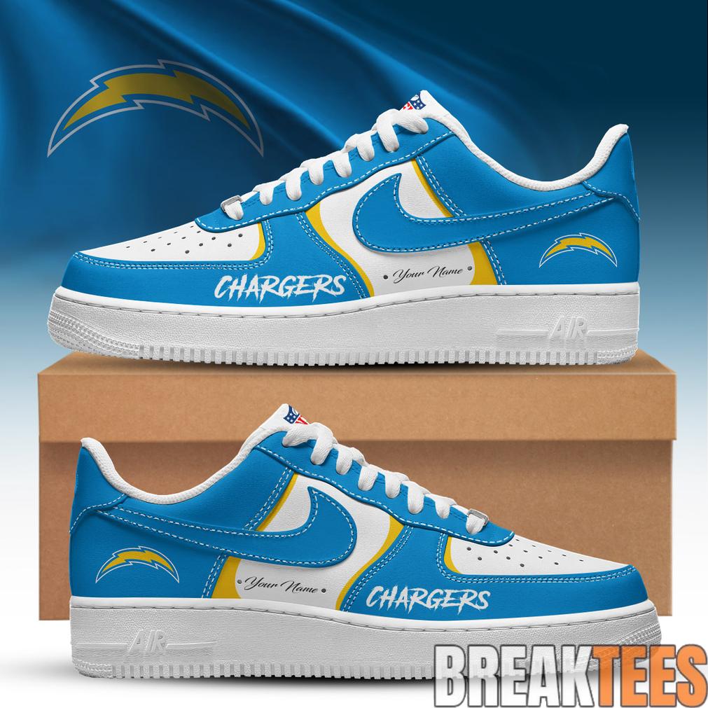 Los Angeles Chargers Special Heritage 2026 Custom AF1 Sneaker