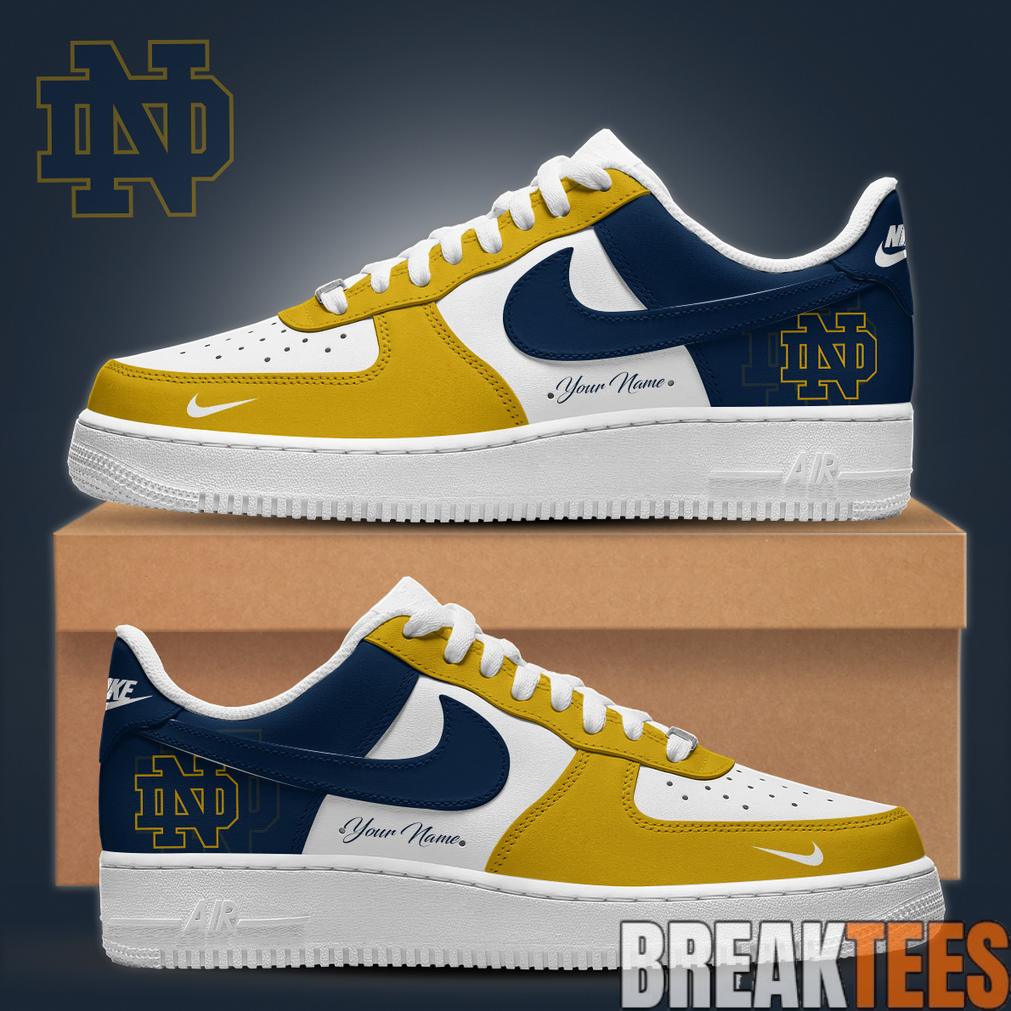 Notre Dame Fighting Irish Special New Edition Custom AF1 Shoes