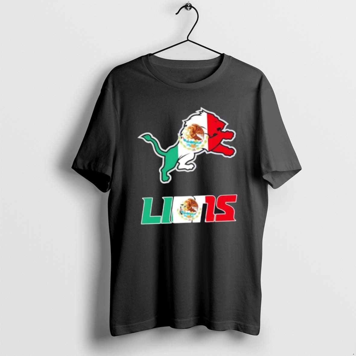 Official Detroit Lions Football X Mexican Flag