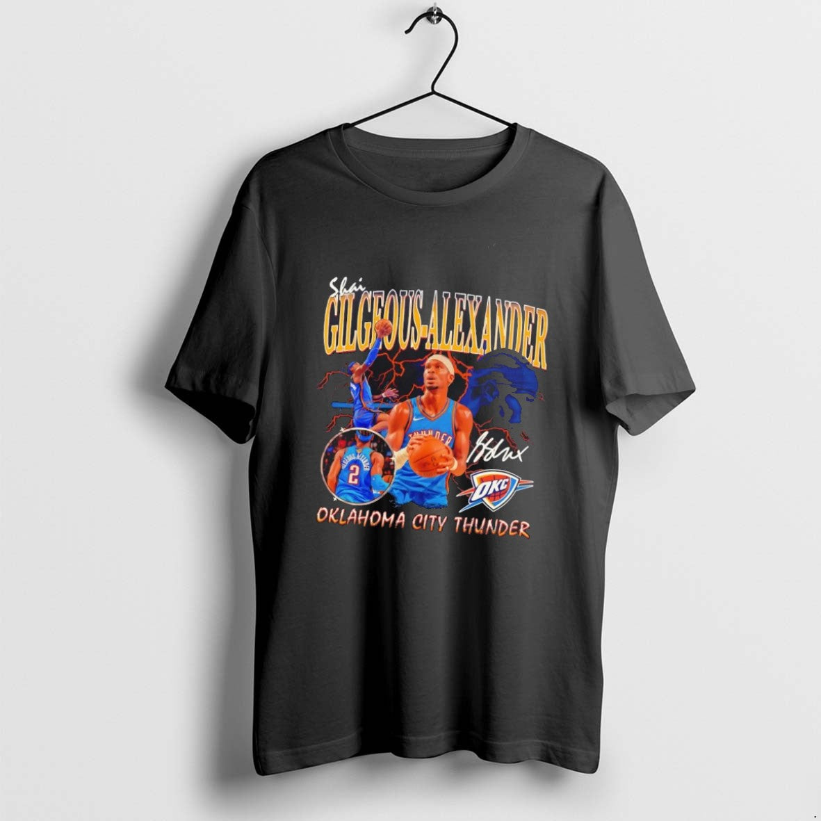 Official Shai Gilgeous Alexander Player Collage Oklahoma City Thunder