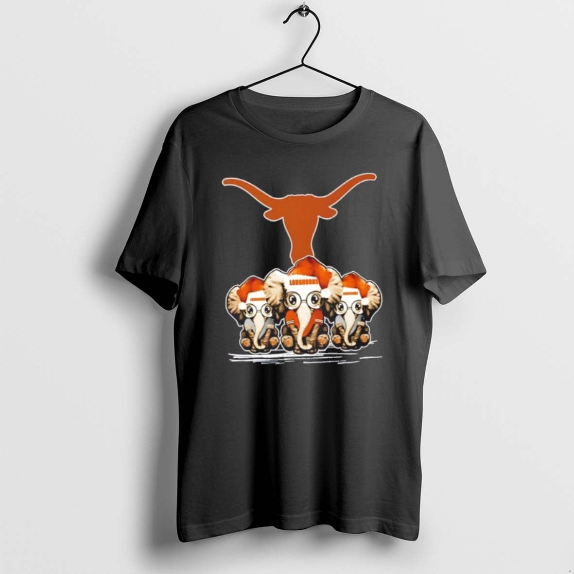 Official Texas Longhorns X Elephants Santa Hat Merry Christmas