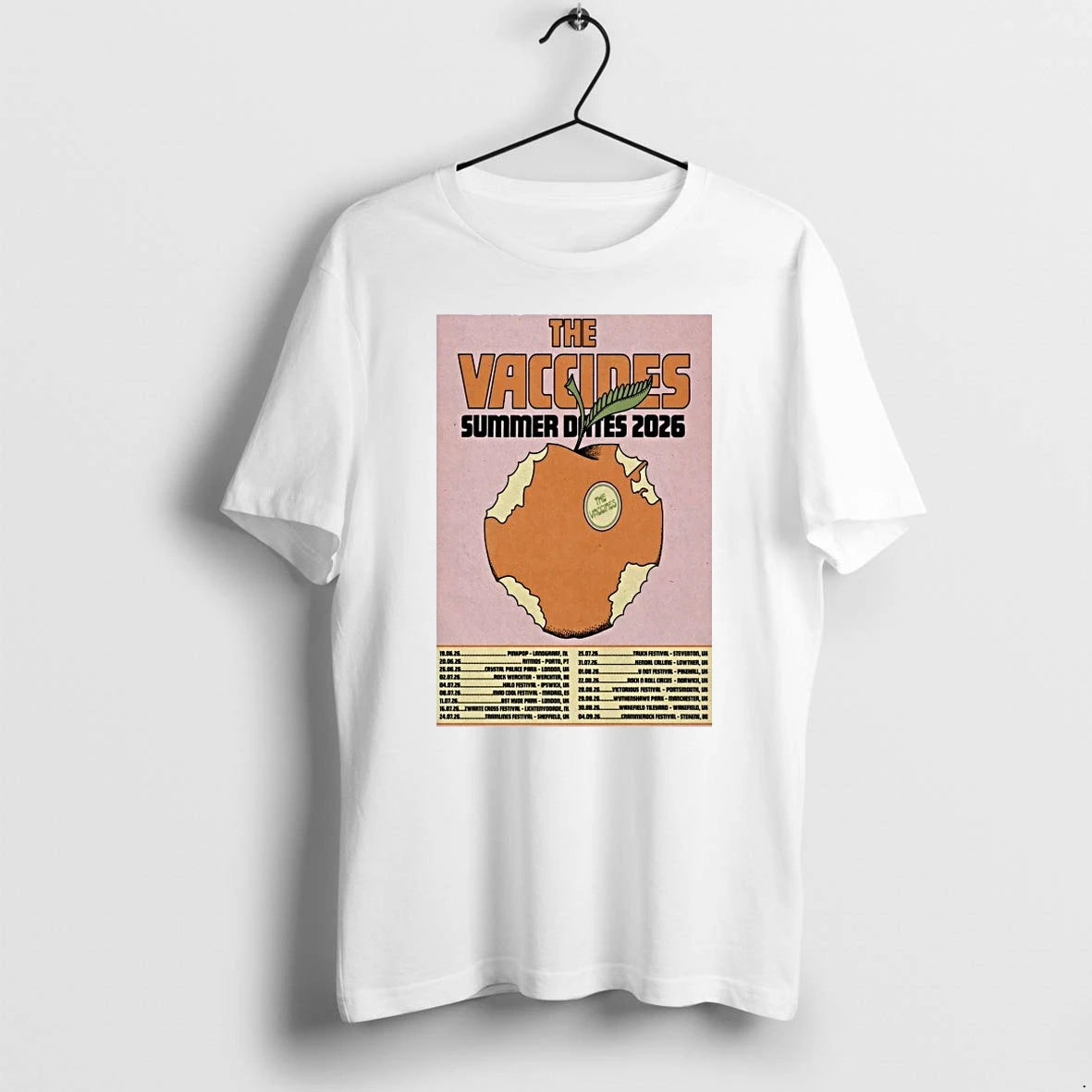 Officials The Vaccines Summer Tour 2026 Dates Premium T Shirt