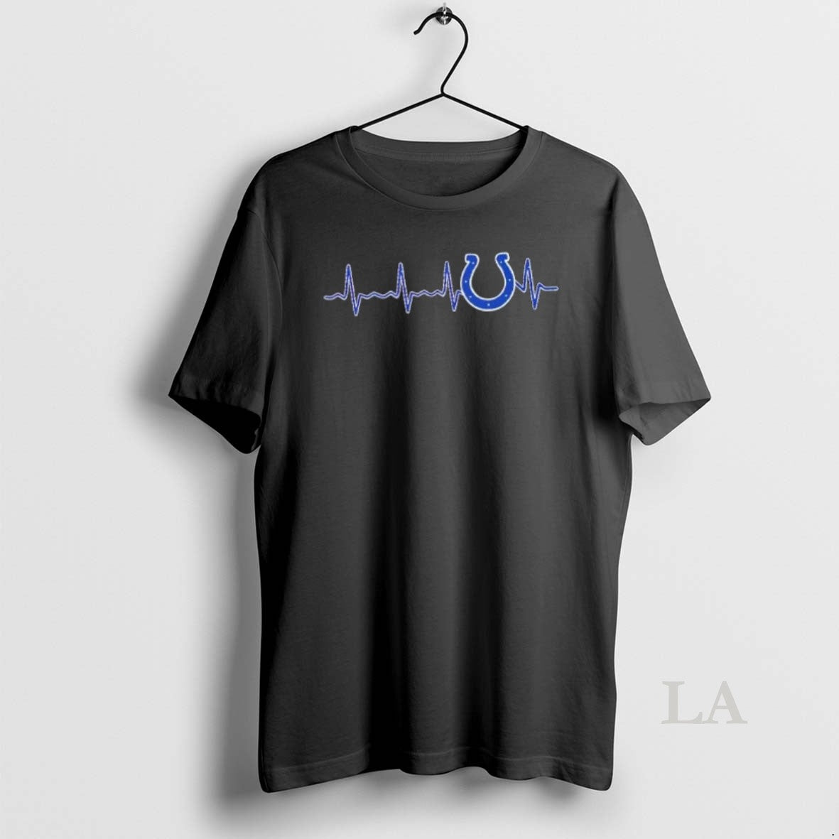 Original Heartbeat Indianapolis Colts Football Logo Graphic