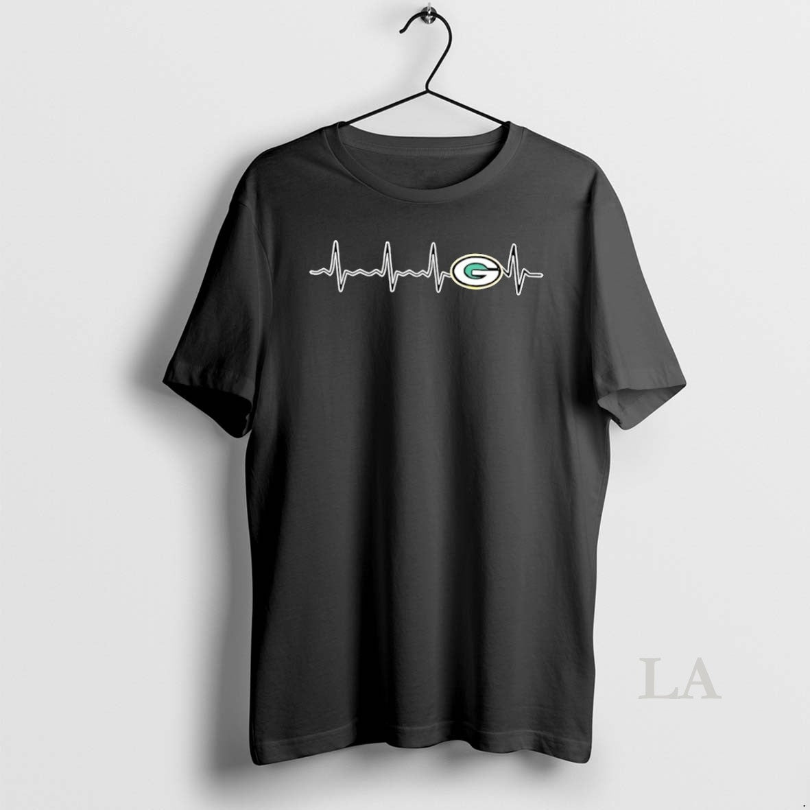 Original Heartbeat Love Green Bay Packers Football Logo