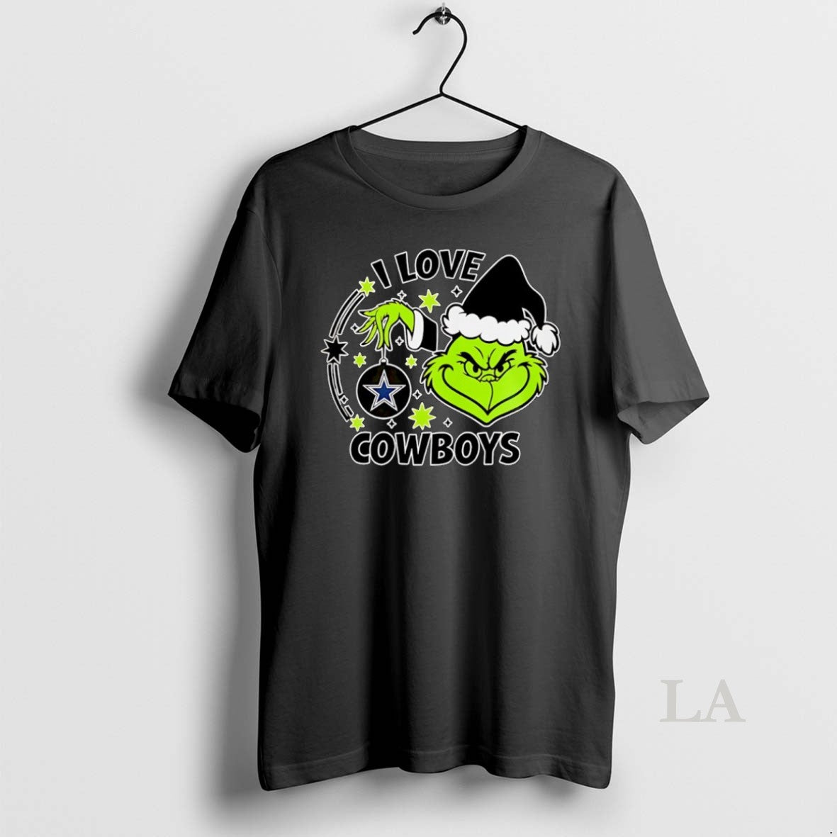 Original The Grinch I Love Dallas Cowboys Christmas 2025