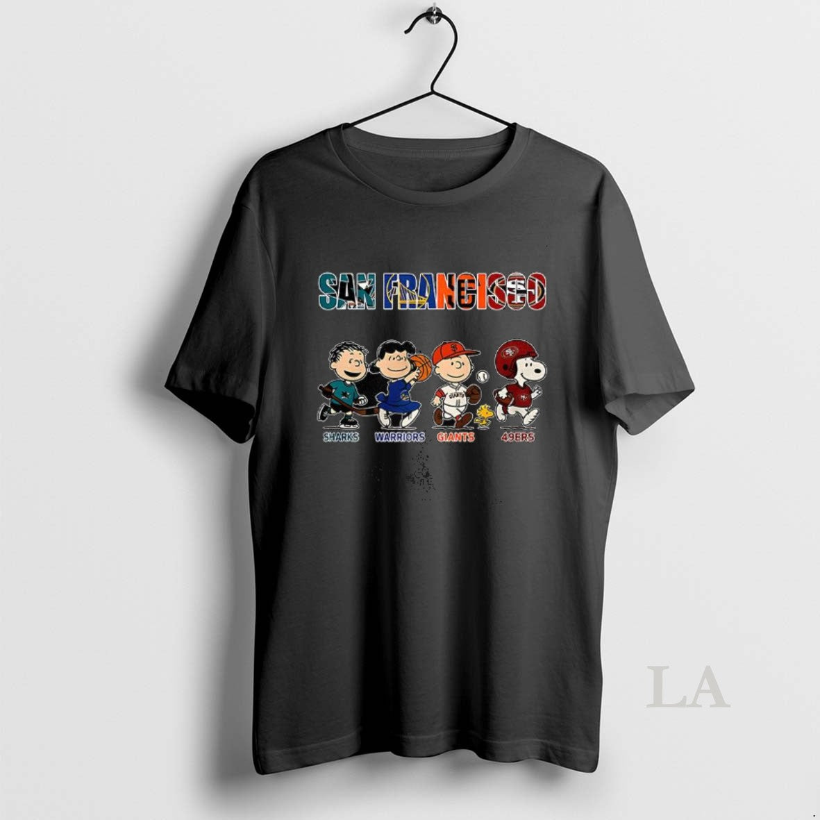 Original The Peanuts San Francisco Sharks Warriors Giants And 49ers