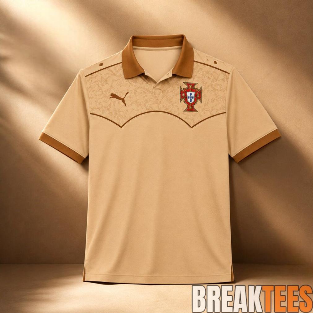 Portugal Dallas Concept Soccer Jersey Vintage Western Polo Shirt