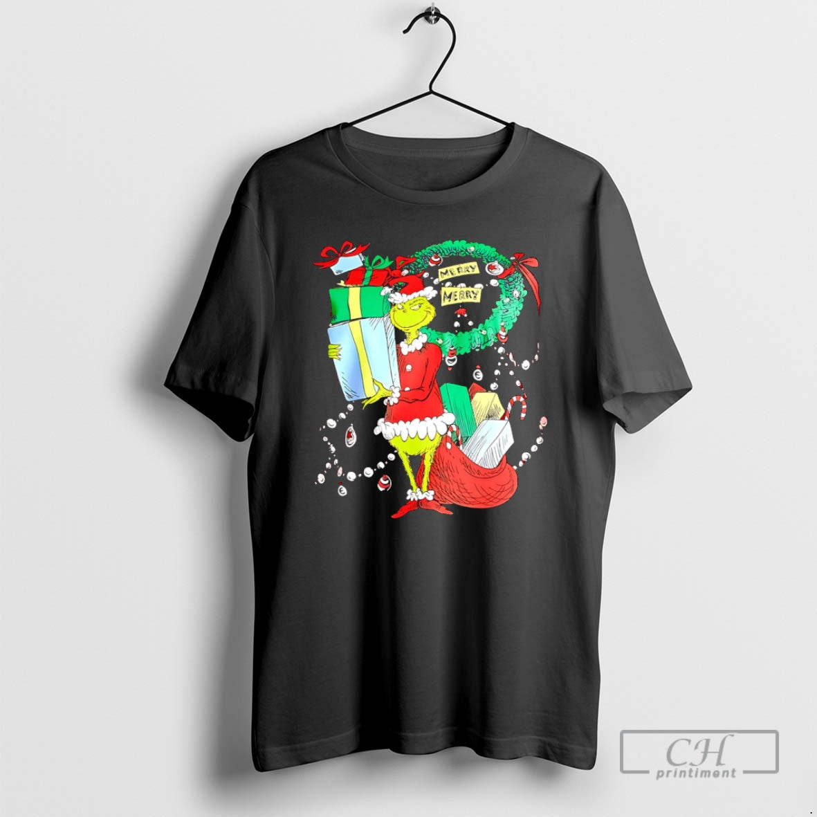 Premium Dr Seuss The Grinch Merry Merry Christmas 2025 Shirt Sweater