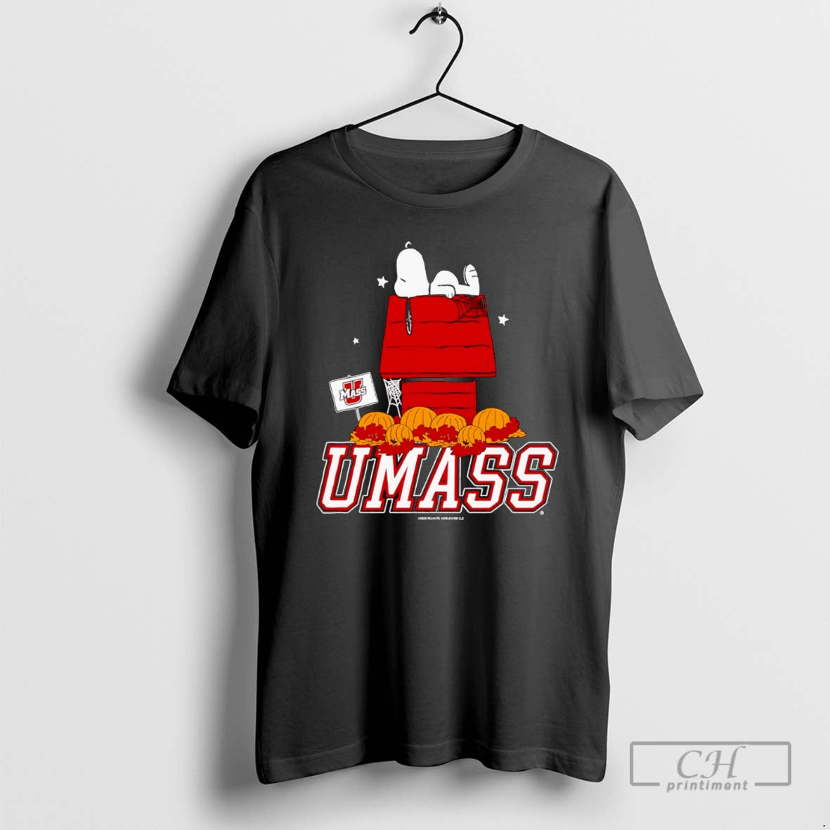 Premium Peanuts X Umass Halloween Doghouse Shirt Sweater