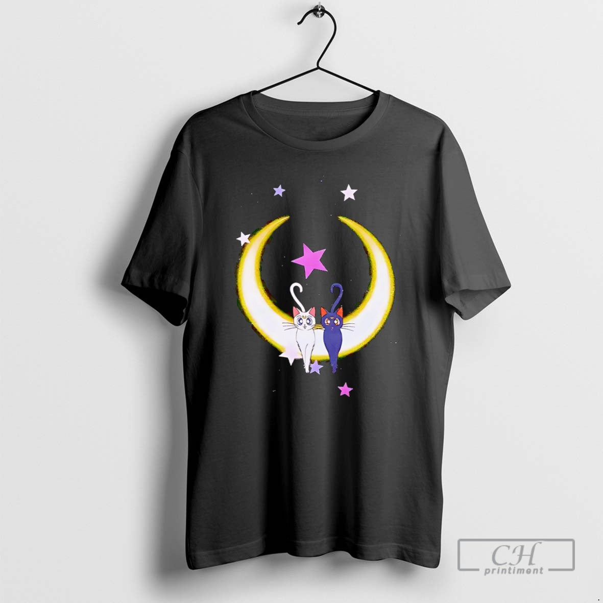 Premium Pretty Guardian Sailor Moon Luna And Artemis Celestial Shirt Sweater