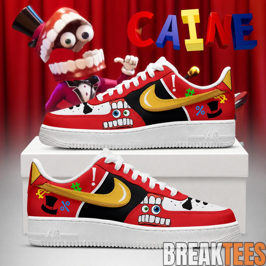 The Amazing Digital Circus Caine Design Special AF1 Shoes