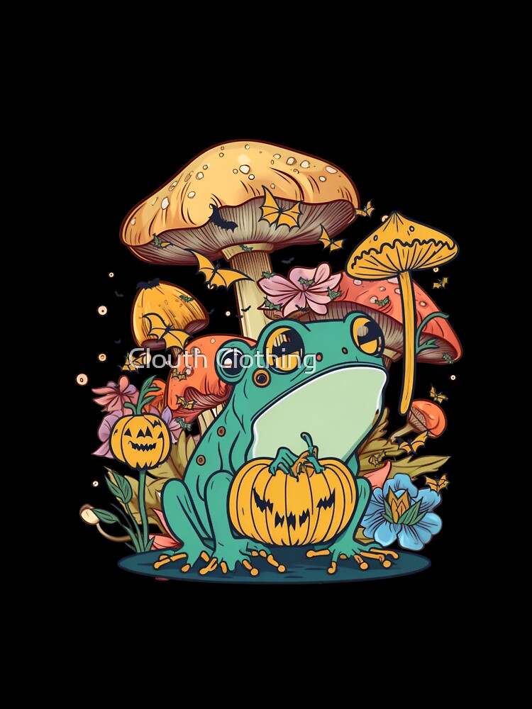 Frog With Mushroom frog hallowen by Clouth Clothing ⭐⭐⭐⭐⭐
