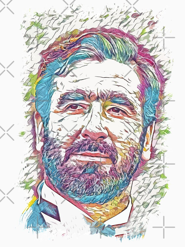 Eric Cantona / The living legend - Abstract Portrait by Naumovski