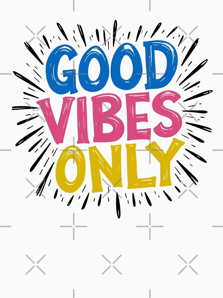 Good Vibes Only hand drawn Typographic lettering design by Muhammad Toqeer