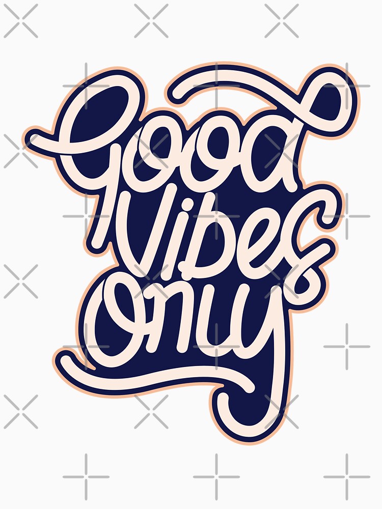 Good Vibes Only typography - Aesthetic design by icello design
