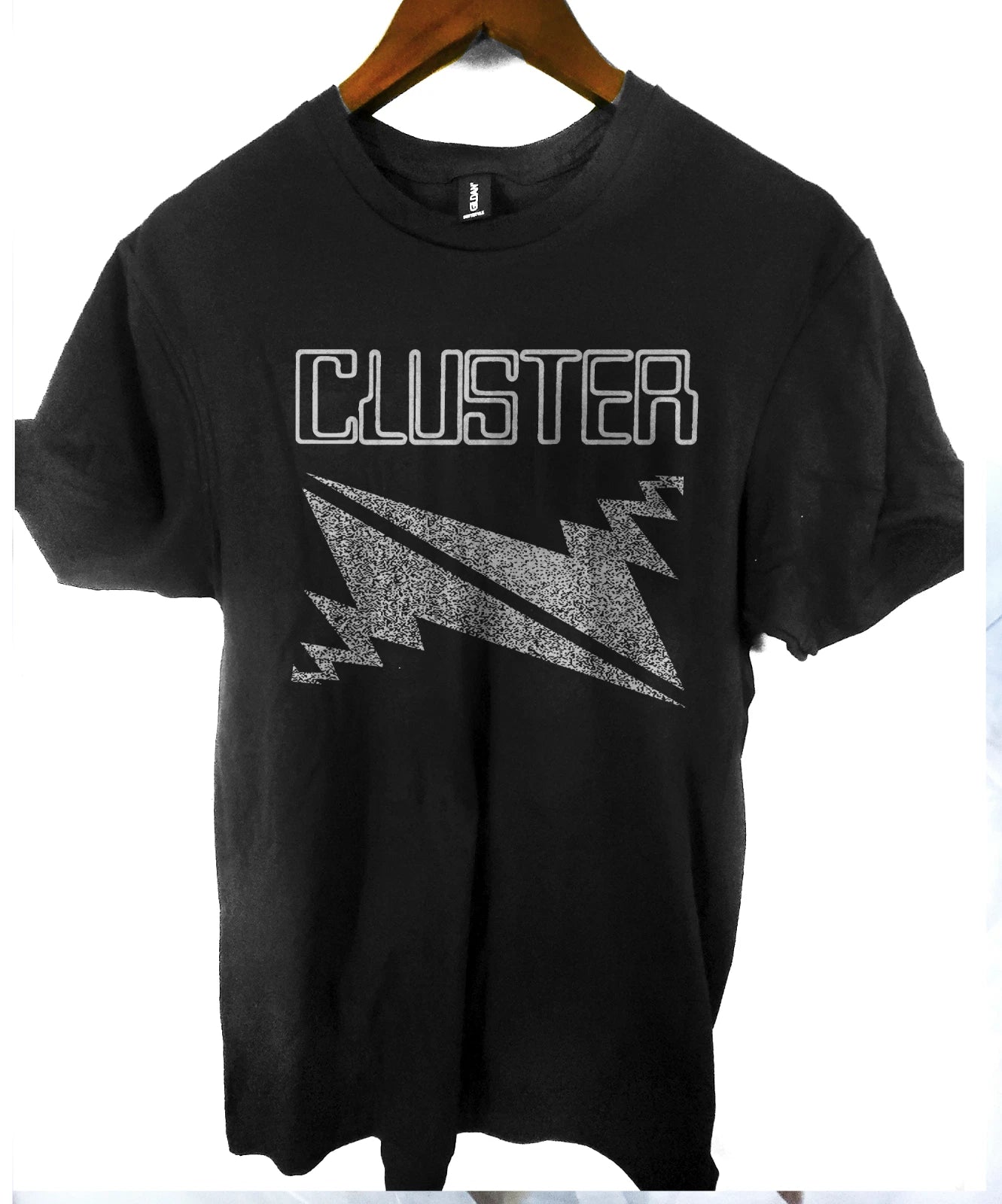 Cluster T shirt T shirt short sleeve krautrock black