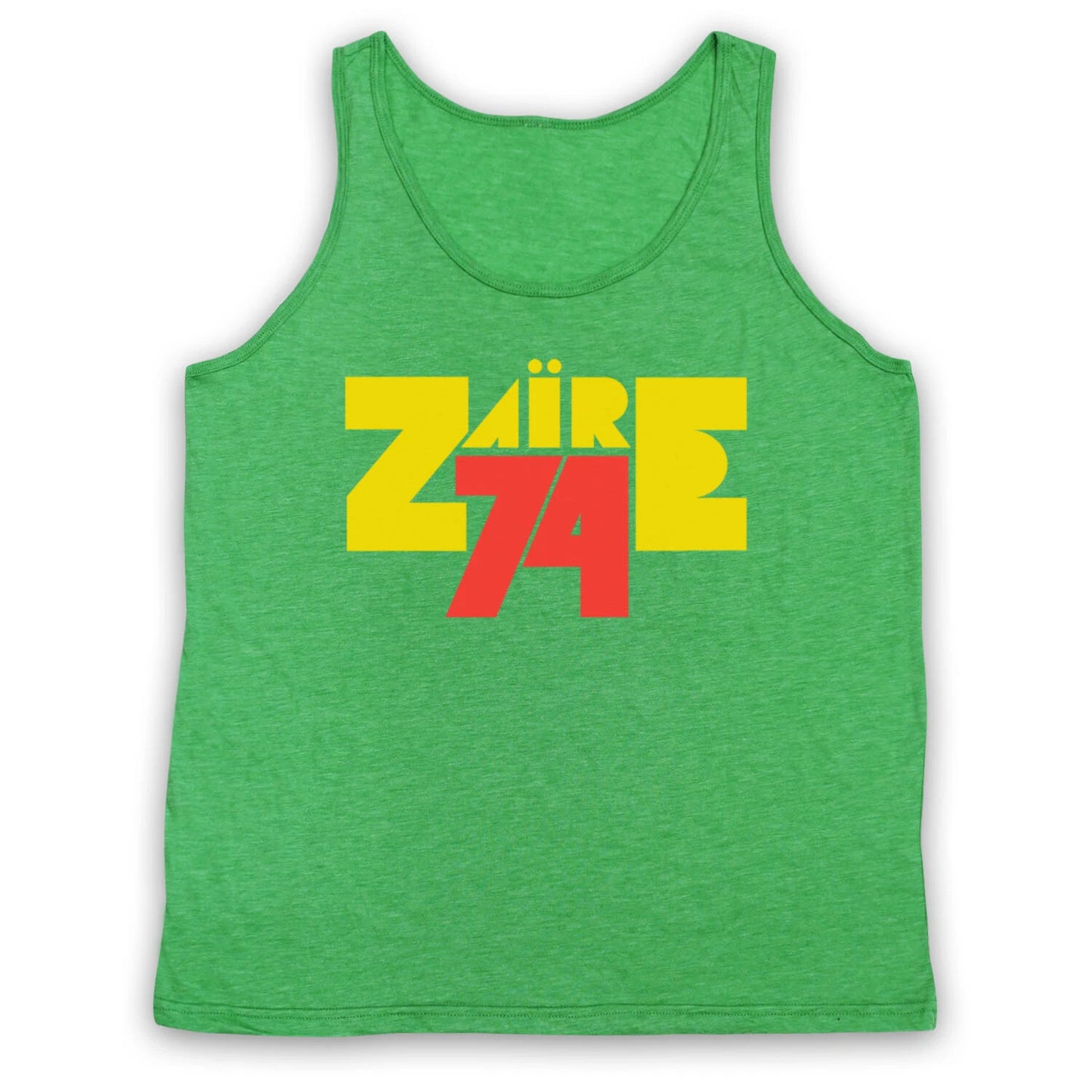 ZAIRE 74 ALI V FOREMAN RUMBLE IN JUNGLE BOXING FIGHT ADULTS VEST TANK TOP