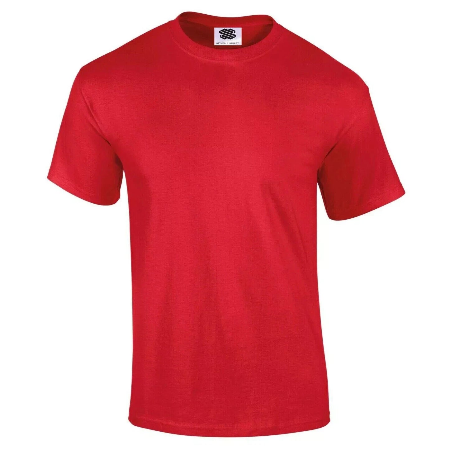 Men's plain T Shirts 100% Cotton Summer Short Sleeve.