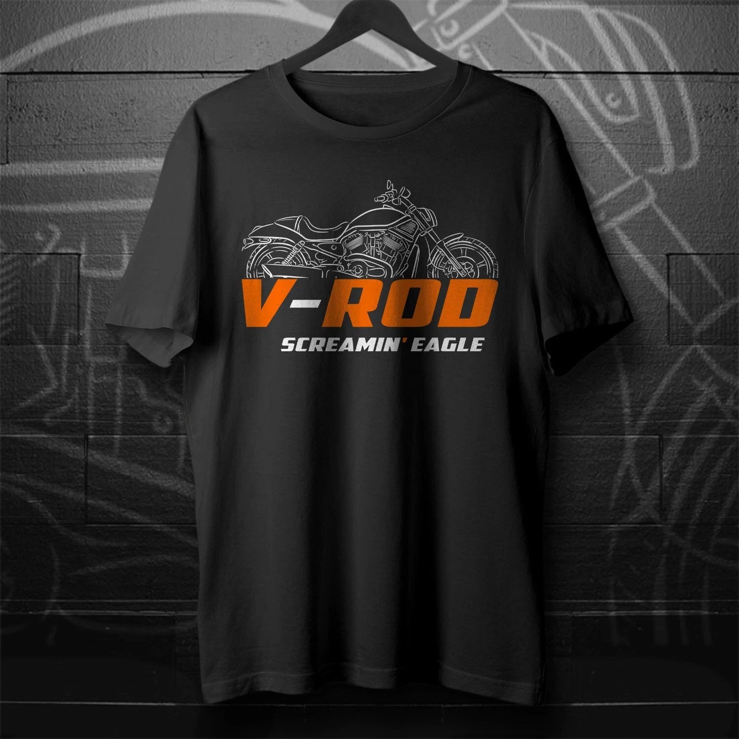 For Harley-Davidson VRSCSE Screamin' Eagle V-Rod 2005-2006 - Motorcycle T-Shirt