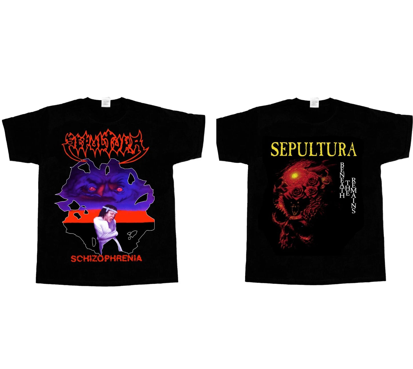S - 5XL SEPULTURA BENEATH THE REMAINS SCHIZOPHRENIA NEW T-SHIRT