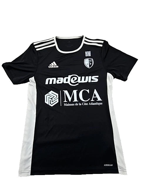 Adidas Mens Black Slim Fit AeroReady Jersey S Short Sleeve