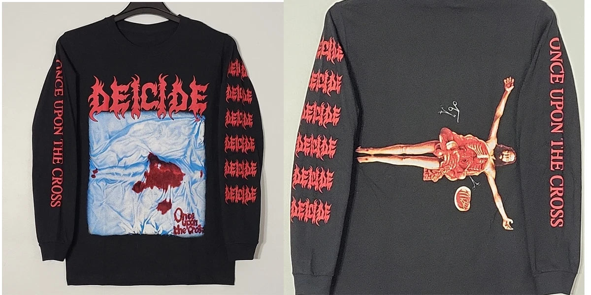 DEICIDE band Long Sleeve S-5cl black AOP 3D TRQ14