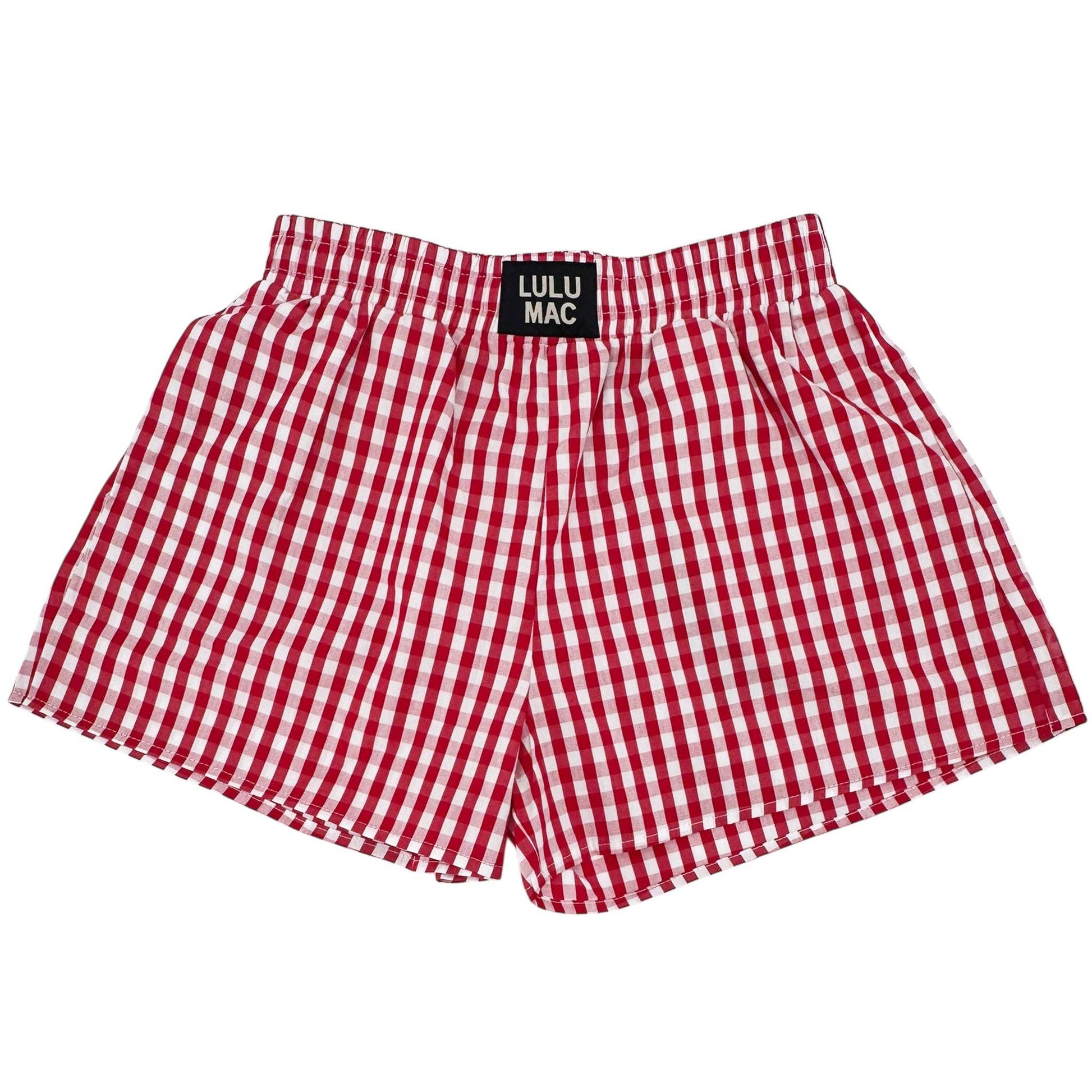 Bxgh-Red Gingham Boxer Short