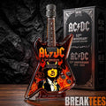 ACDC 53rd Anniversary Collector’s Edition Guitar-shaped Whiskey Bottle