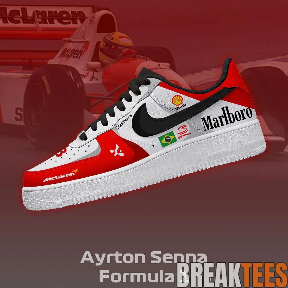 Ayrton Senna F1 Racing 2026 Special Design AF1 Shoes