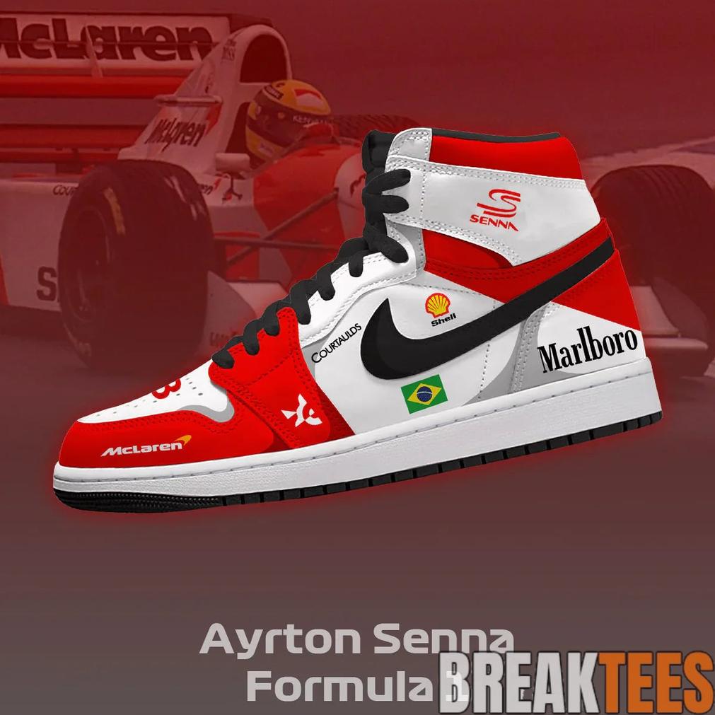 Ayrton Senna F1 Racing 2026 Special Design AJ1 Shoes