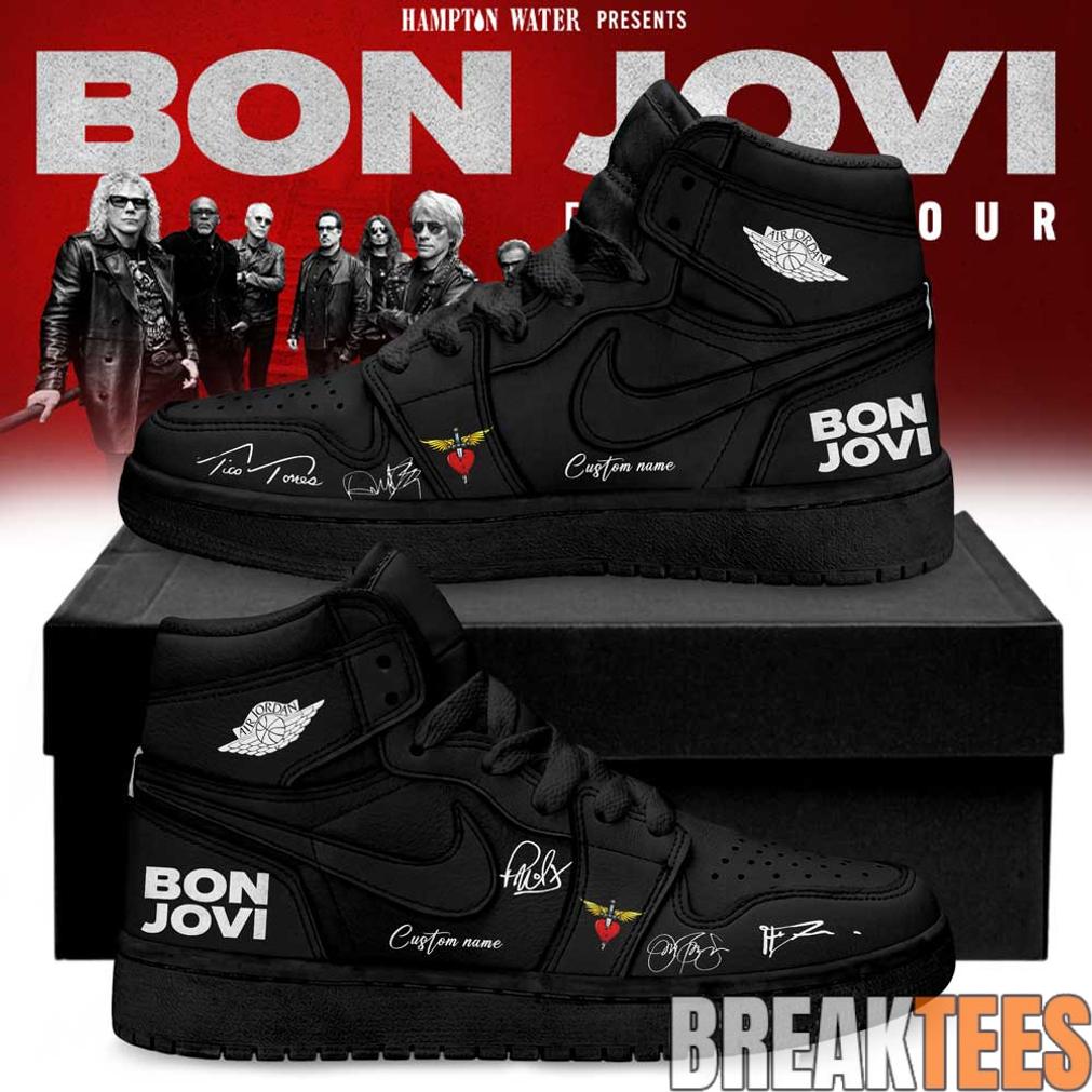 Bon Jovi – Forever Tour 2026 Custom AJ1 Shoes