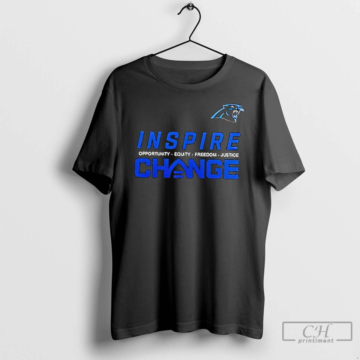 Classic Carolina Panthers Inspire Change Freedom Justice 2025