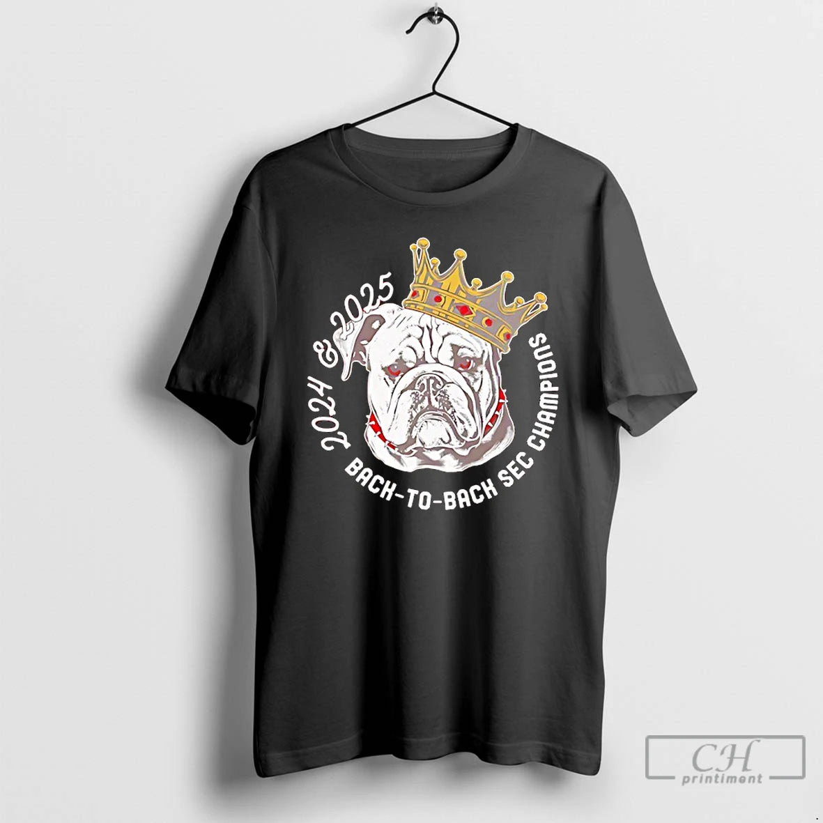 Classic Georgia Bulldogs 2024 2025 Back To Back Sec Champions King