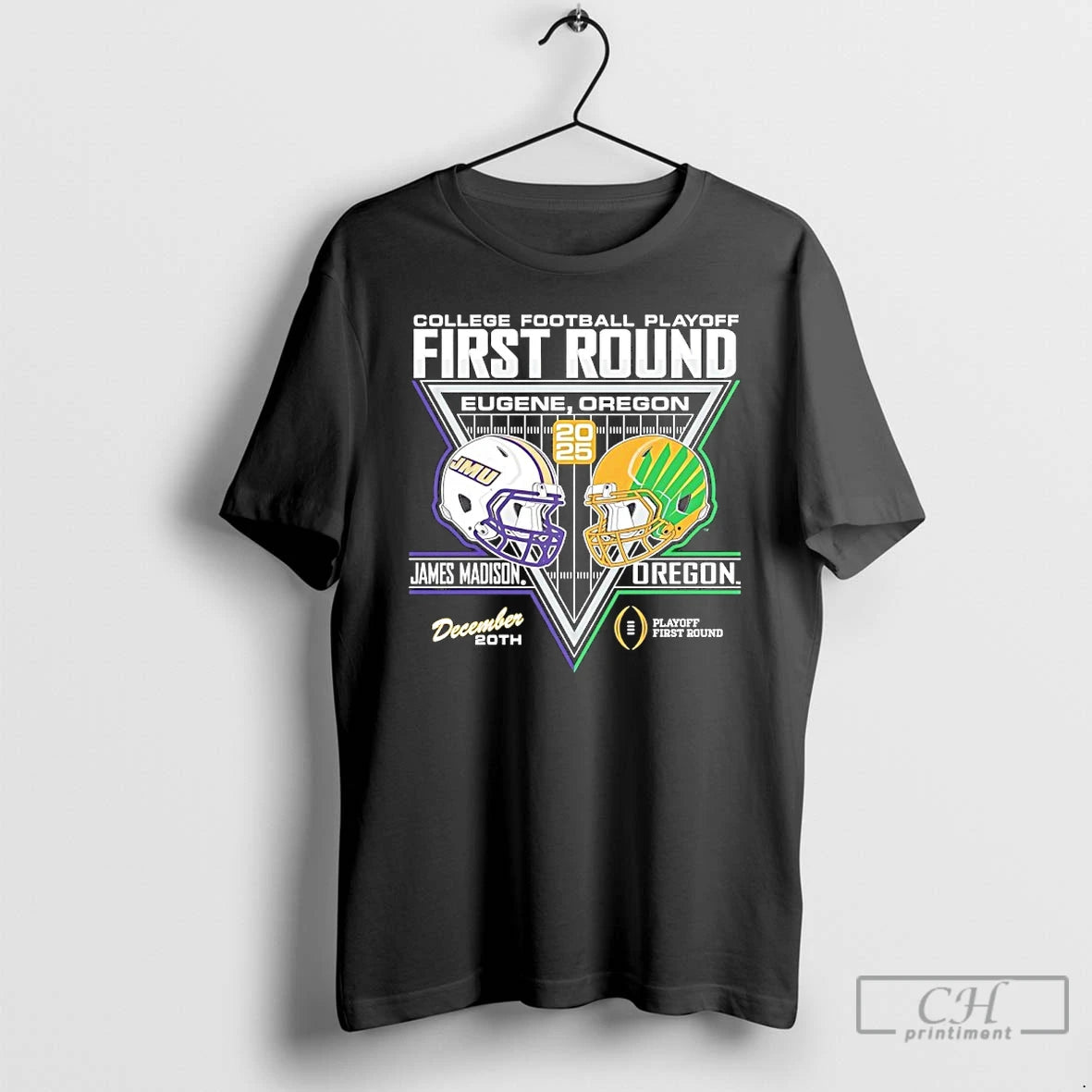 Classic James Madison Dukes 2025 College Football Playoffs 1st Round Match Up T Shirts Sweater