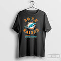 Classic Miami Dolphins Football Born Raised Logo