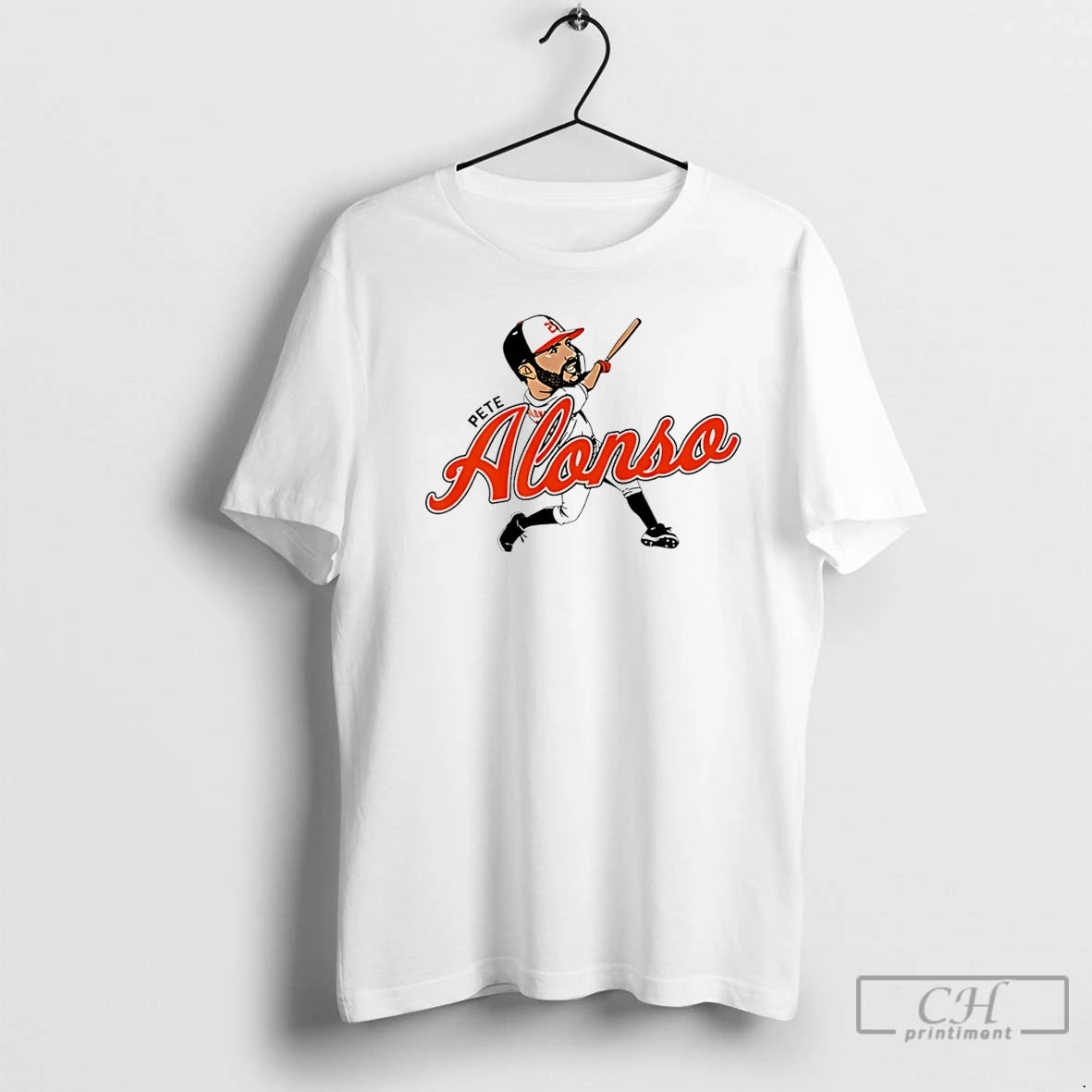 Classic Pete Alonso Baltimore Orioles Caricature Christmas