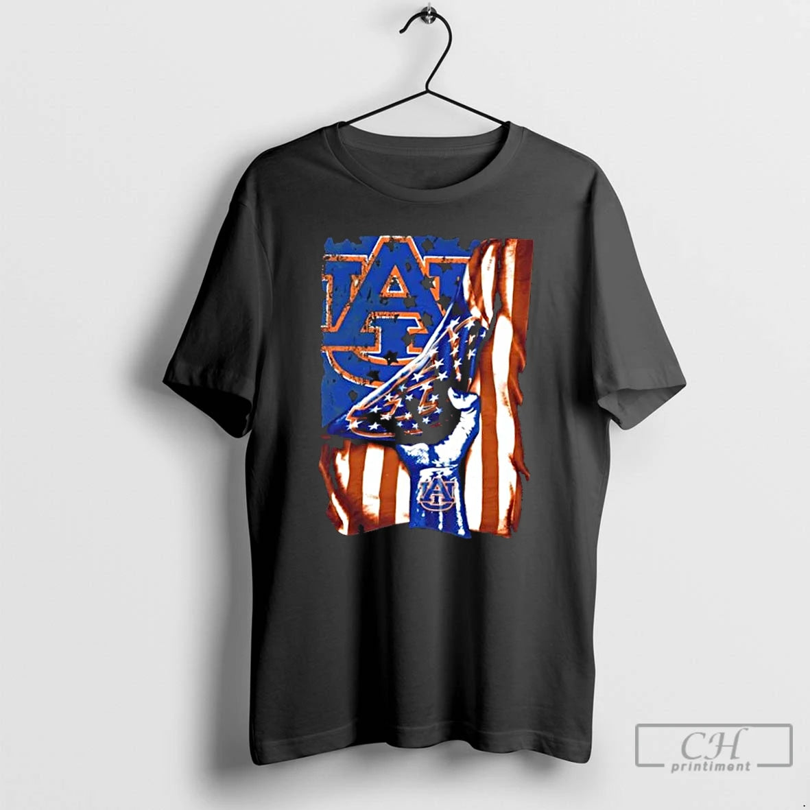 Classic Revealing The Glory Auburn Tigers X Usa Flag