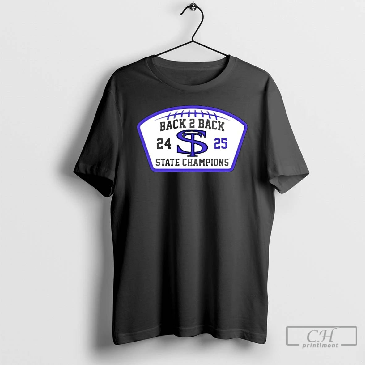 Classic Shawsheen Tech Back 2 Back 24 25 State Champions Logo