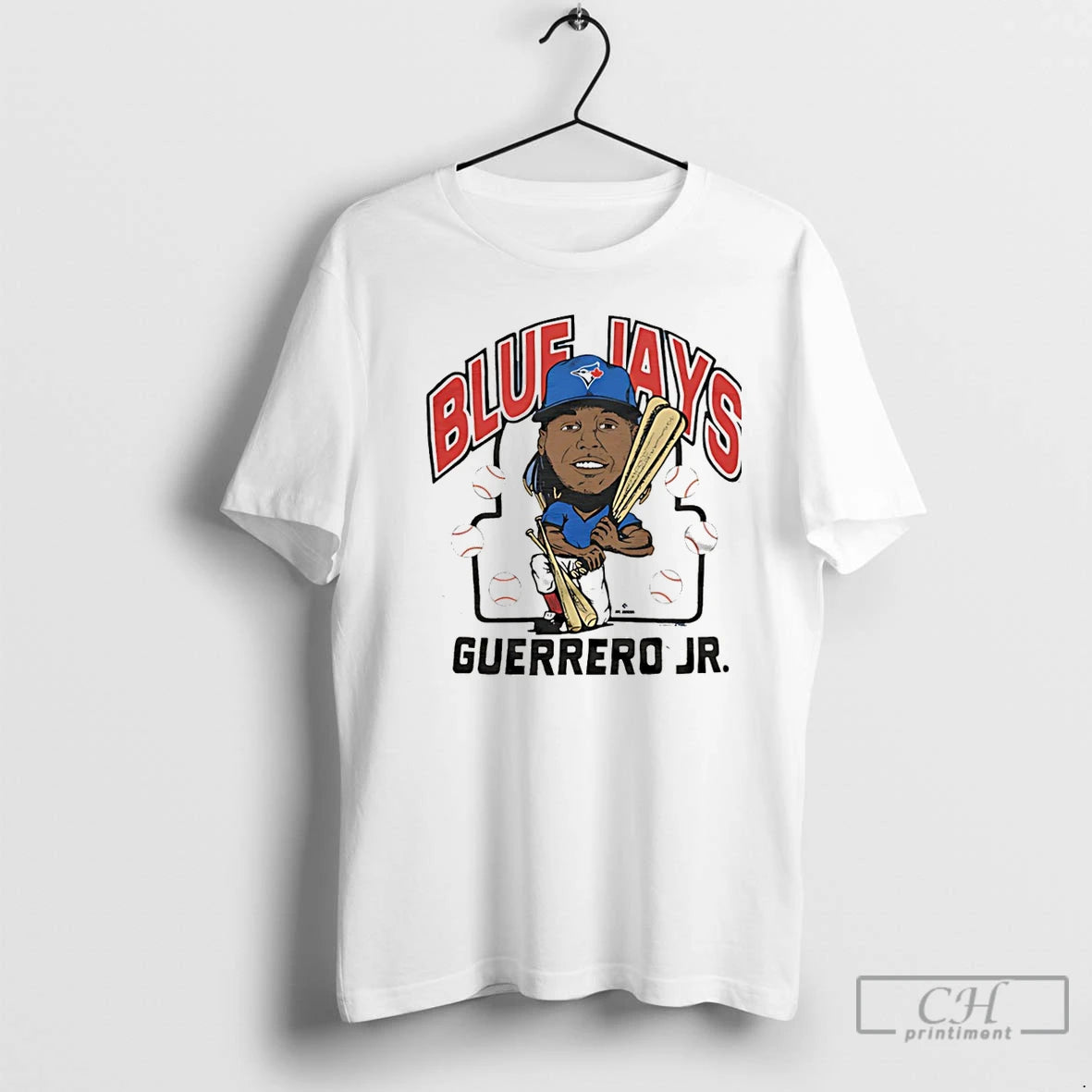 Classic Vladimir Guerrero Jr Toronto Blue Jays Caricature 25 Christmas