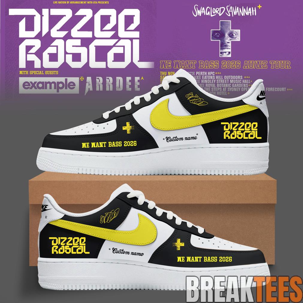 Dizzee Rascal – We Want Bass Tour AF1 Shoes