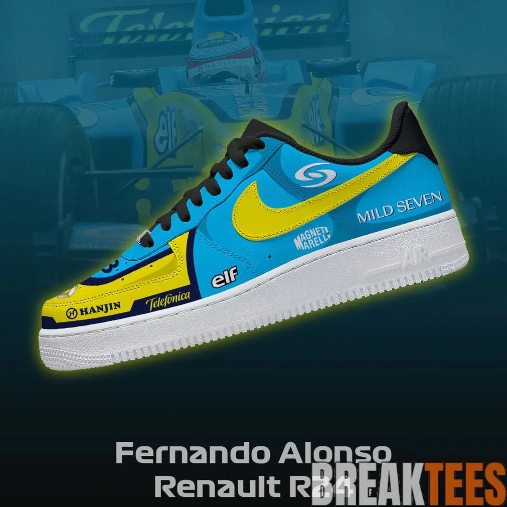 Fernando Alonso Renault R24 Racing 2026 Design Special AF1 Shoes