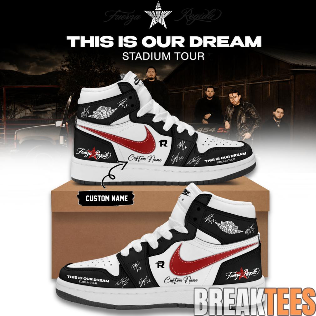 Fuerza Regida “This Is Our Dream Stadium Tour” 2026 Limited Edition Signature AJ1 Shoes