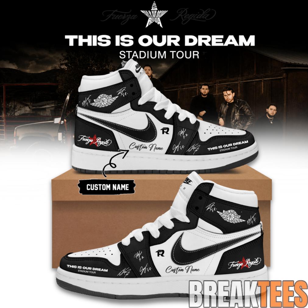 Fuerza Regida “This Is Our Dream Stadium Tour” 2026 Limited Edition Signature AJ1 Shoes