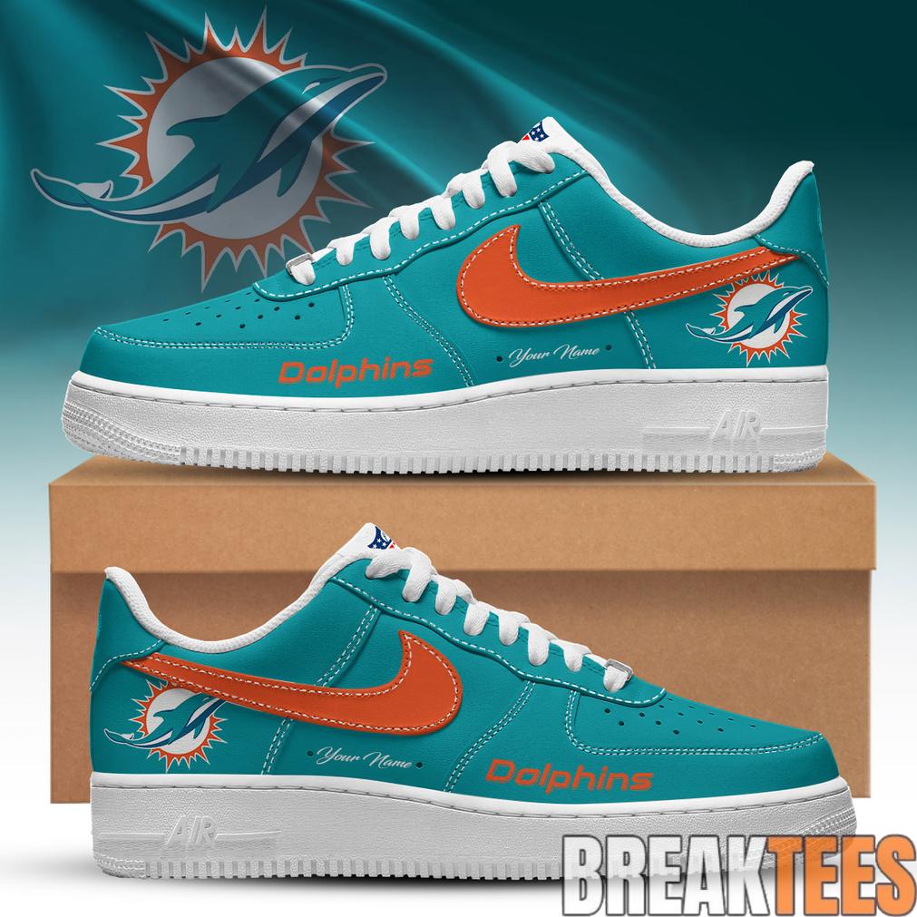 Miami Dolphins Special Heritage 2026 Custom AF1 Sneaker