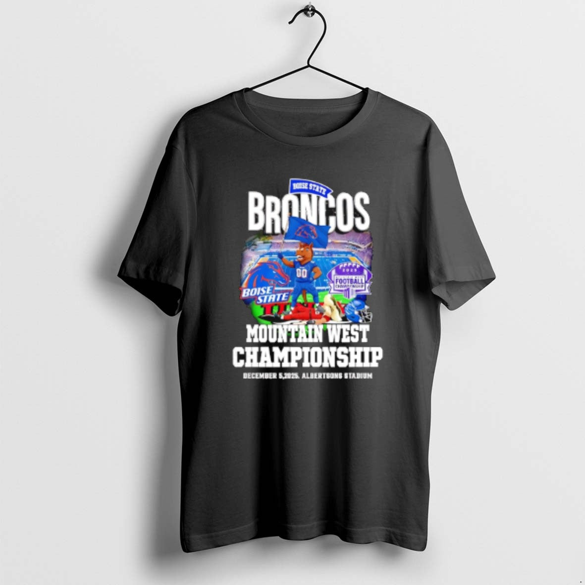 Official Boise State Broncos 2025 Mountain West Championship Mascot
