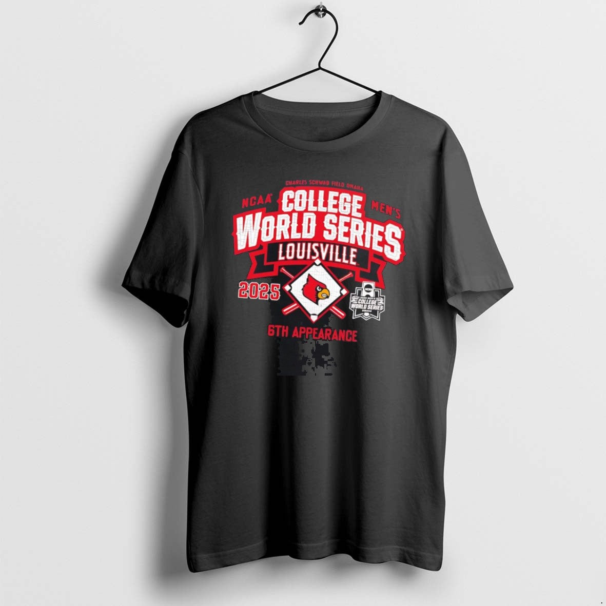 Official Louisville Cardinals 2025 Ncaa College World Series 6th Appearance