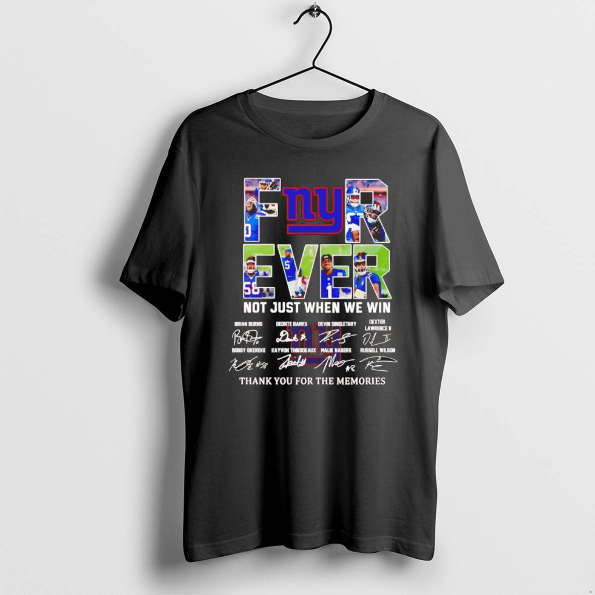Official New York Giants Forever Not Just When We Win Players Signatures Chriast