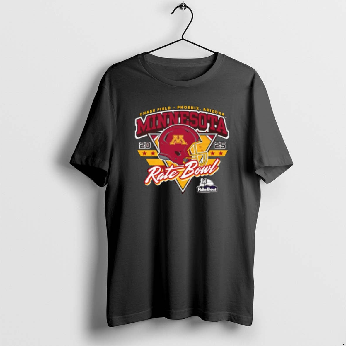 Official Rate Bowl 2025 University Of Minnesota Golden Gophers Shield Of Dreams